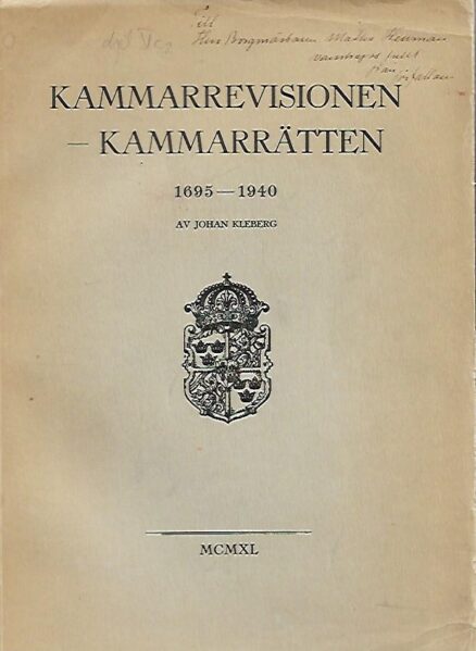 Kammarrevisionen - Kammarrätten 1695-1940