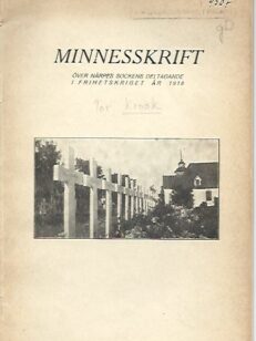 Ninneskrift över Närpes sockens deltagande i frihetskriget år 1918