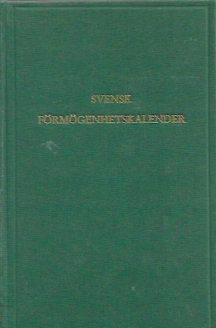 Svensk förmögenhetskalender [1957]
