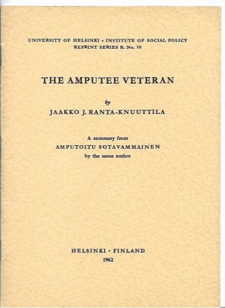 The Amputee Veteran