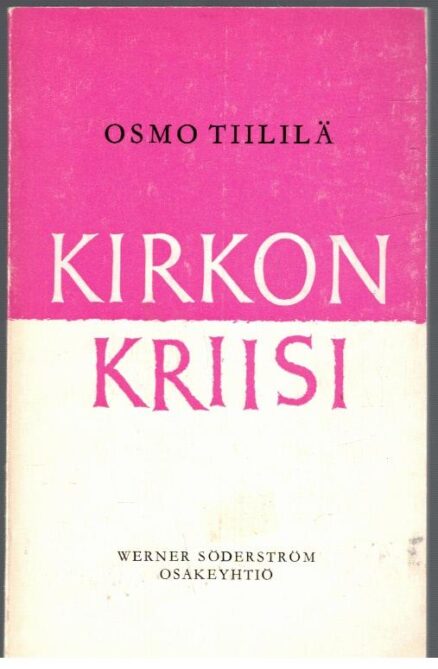 Kirkon kriisi