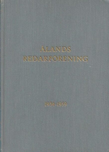 Ålands Redarförening 1934-1959