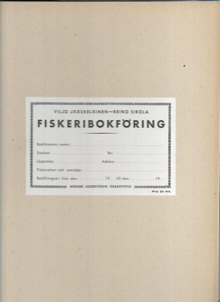 Fiskeribokföring