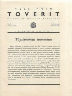 Toverit N:o 1 (3/1941)
