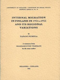 Internal migration in Finland in 1951-1955 and its regional variations