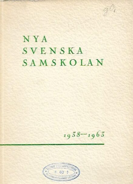 Nya svenska samskolan 1938-1963