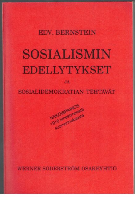 Sosialismin edellytykset ja sosialidemokratian tehtävät