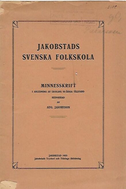 Jakobstads svenska folkskola