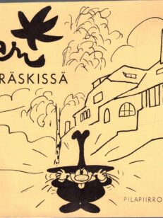 Kari Hvitträskissä pilapiirrosnäyttely 1972-73 - Ex-libris Kianto Uolevi