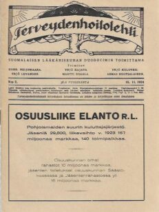 Terveydenhoitolehti (N:o 2/1924)