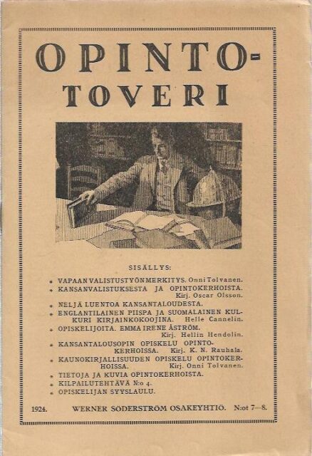 Opintotoveri (N:o 7-8/1924)