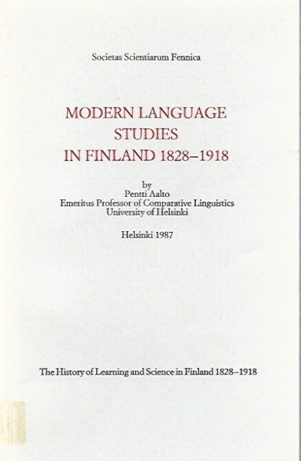 Modern Language Studies 1828-1918