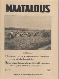 Maatalous (N:o 16, 1924)