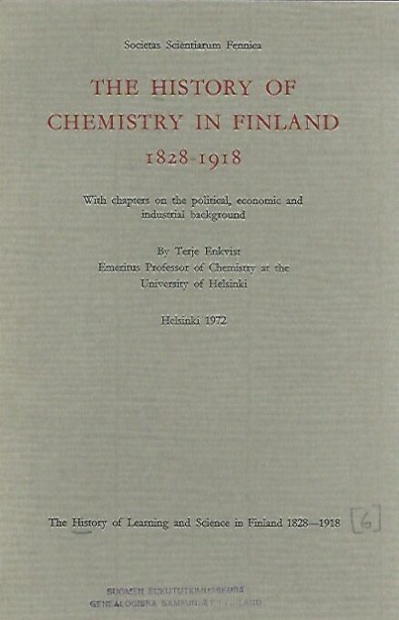 The History of Chemistry in Finland 1828-1918