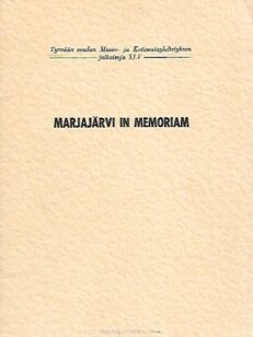 Marjajärvi in Memoriam