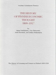 The History of Finnish Economic Thought 1809-1917