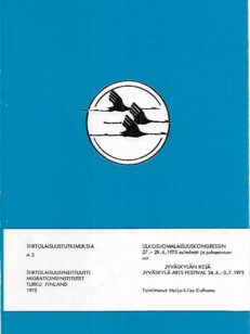 Ulkosuomalaisuuskongressin 27.-28.6.1975 esitelmät ja puheenvuorot - Jyväskylän kesä - Jyväskylä Arts Festival 24.6.-3.7.1975