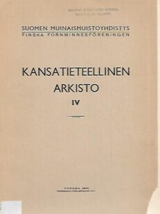 Kansantieteellinen arkisto IV: Finnskogens folk
