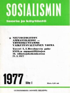 Sosialismin teoria ja käytäntö 1977 - Liite 1