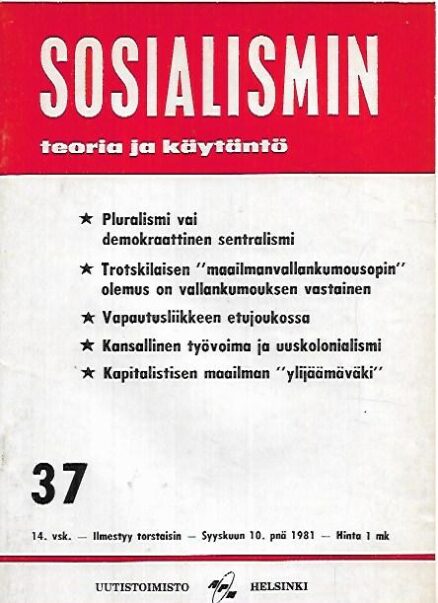 Sosialismin teoria ja käytäntö 1981-37