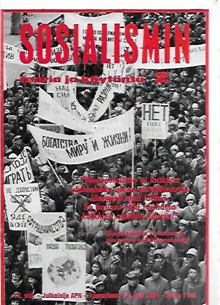 Sosialismin teoria ja käytäntö 1984-2