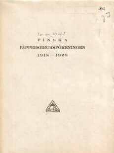 Finska papperbruksföreningen 1918-1928