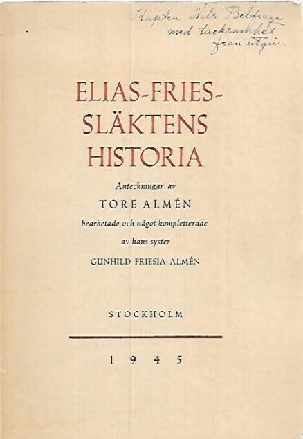 Elias-Fries-släktens historia