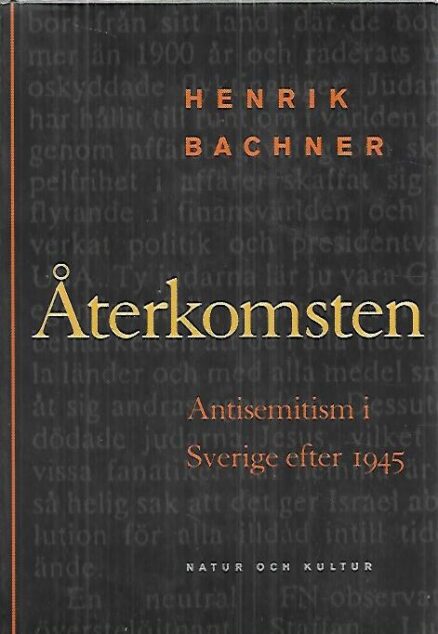 Återkomsten - Antisemitism i Sverige efter 1945