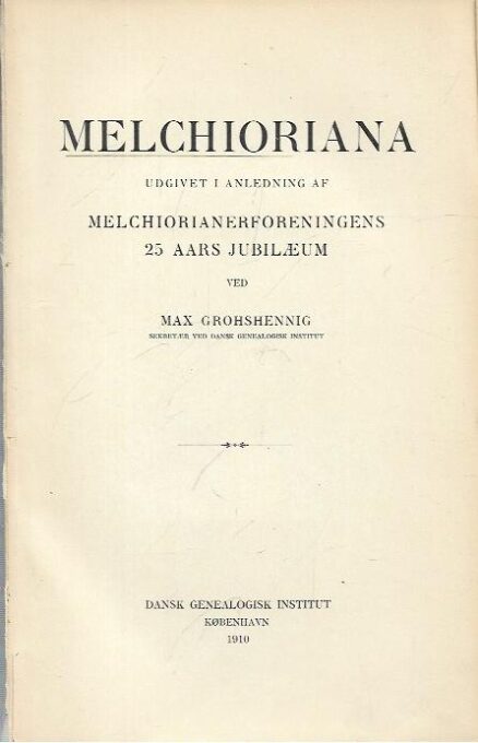 Melchioriana
