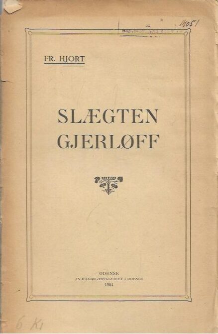 Slaegten Gjerloff