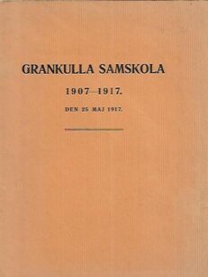 Grankulla samskola 1907-1917 den 25 Maj 1917