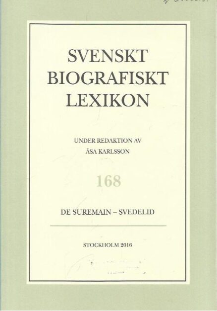 Svenskt Biografiskt Lexikon 168