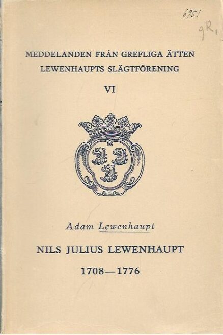 Nils Julius Lewenhaupt 1708-1776