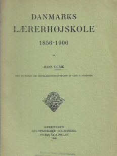 Danmarks Laererhojskole 1856-1906