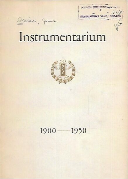 Instrumentarium 1900-1950