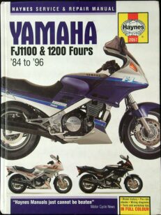 Yamaha FJ1100 & 1200 Fours '84 to '96 (Haynes Service & Repair Manual)