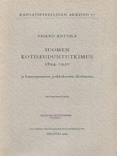 Suomen kotiseuduntutkimus 1894-1920