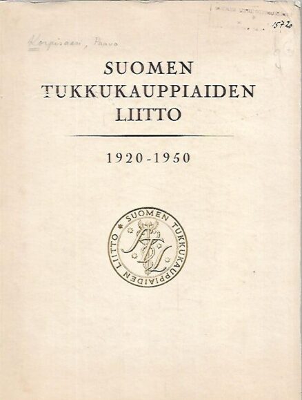 Suomen Tukkukauppiaiden Liitto 1920-1950
