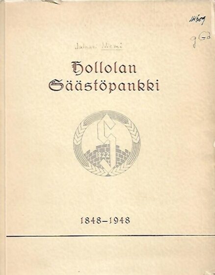 Hollolan Säästöpankki 1848-1948