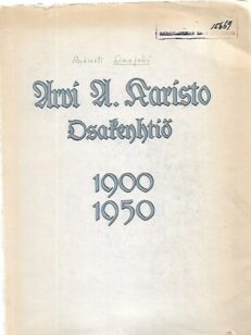 Arvi A. Karisto Osakeyhtiö 1900-1950