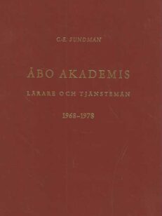 Åbo Akademis lärare och tjänstemän 1968-1978