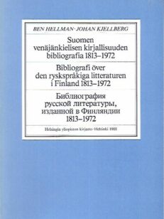 Suomen ja venäjänkielisen kirjallisuuden bibliografia 1813-1972