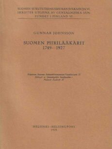Suomen piirilääkärit 1749-1927