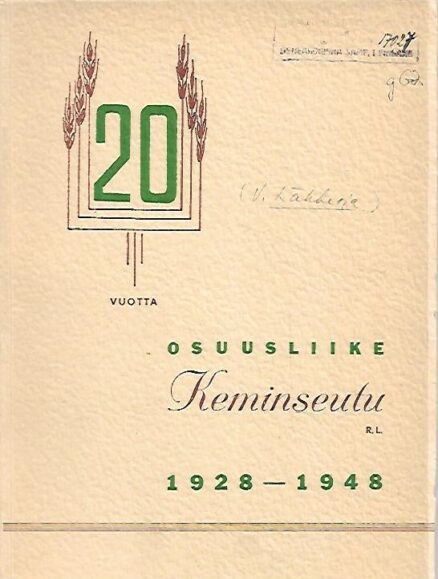 Osuusliike Keminseutu r.l. 1928-1948