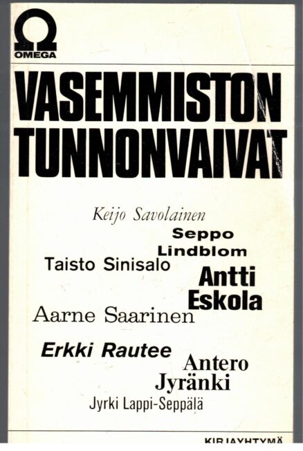 Vasemmiston tunnonvaivat