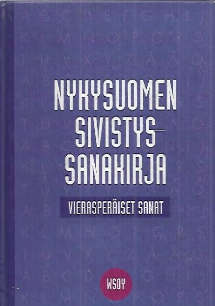 Nykysuomen sivistyssanakirja - Vierasperäiset sanat