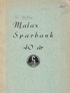 Malax Sparbank 40 år