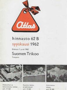 Atlas hinnasto 62 B syyskausi 1962