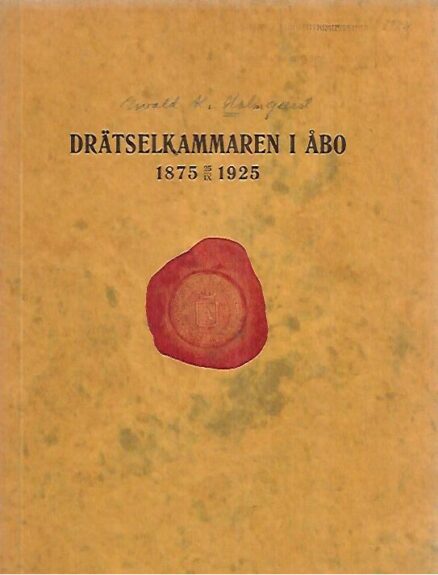 Drätskammaren i Åbo 1875-1925