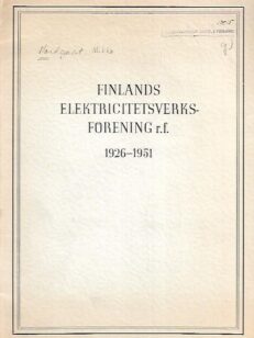 Finlands Elektricitetsverksförening r.f. 1926-1951